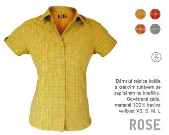 Dámská košile Rejoice Rose (různé barvy), velikosti: S a M